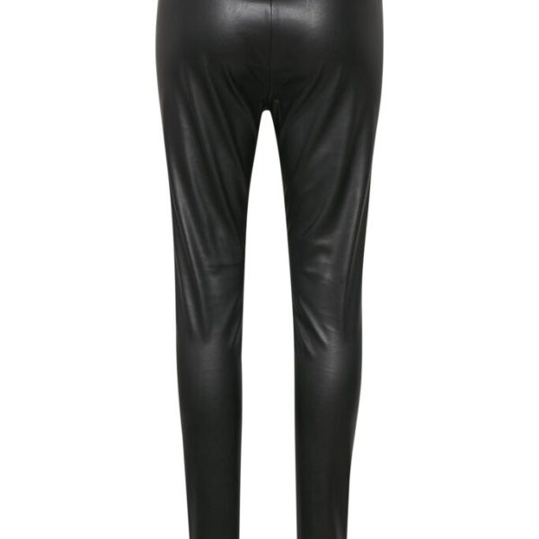 Soaked in Luxury Leather look leggings Black available at colmershill.pro