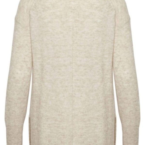 Soaked in Luxury Angel Rollneck Pullover in Whisper White is an alpaca long jumper available on colmershill.pro