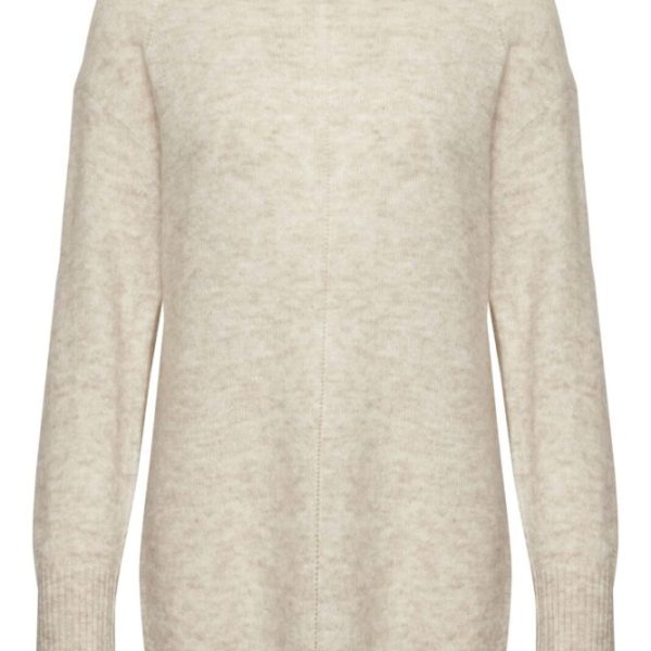 Soaked in Luxury Angel Rollneck Pullover in Whisper White is an alpaca long jumper available on colmershill.pro