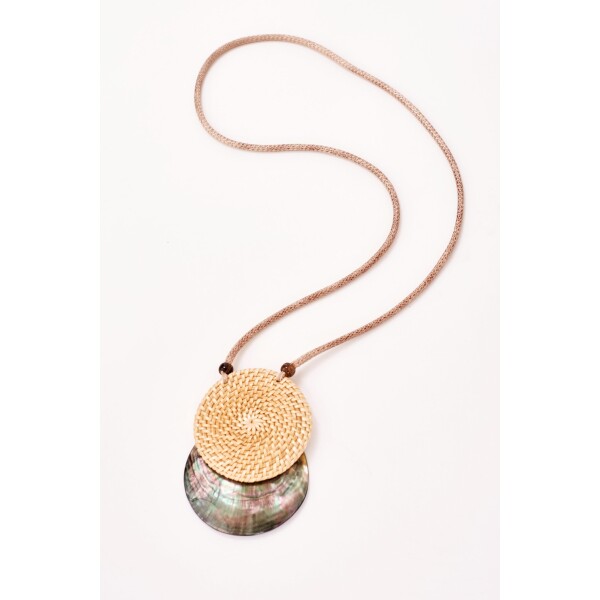 Naya Cord Disc Necklace available from top UK stockist colmershill.pro