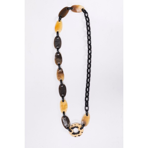 Naya Two-Tone Stone Necklace available from top UK stockist colmershill.pro
