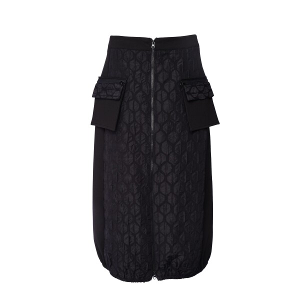 Naya Embossed Skirt Black available from top UK stockist colmershill.pro