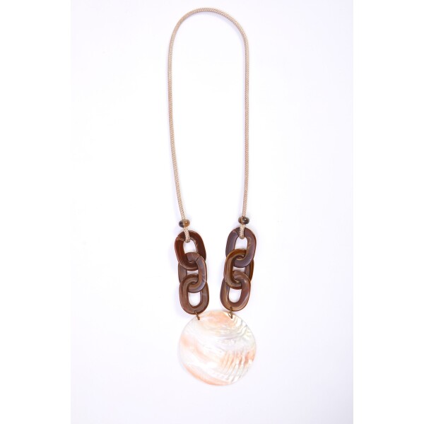 Naya Disc Loop Necklace Stone available from top UK stockist colmershill.pro