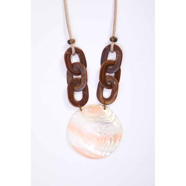Naya Disc Loop Necklace Stone available from top UK stockist colmershill.pro