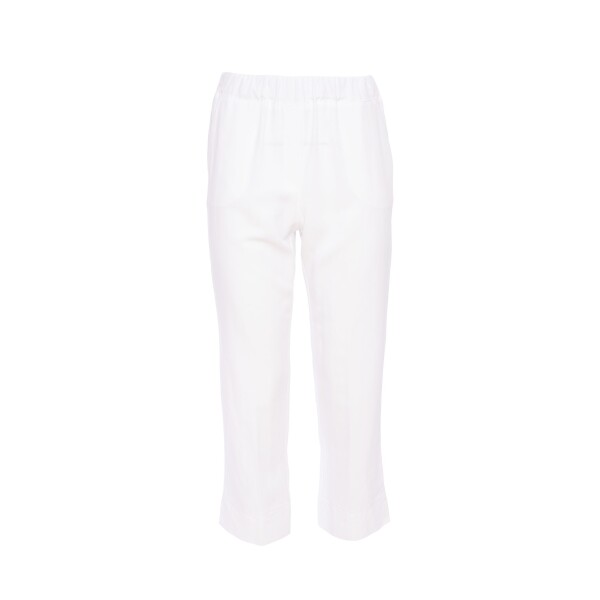 Naya Turn Up Trouser White available from top UK stockist colmershill.pro