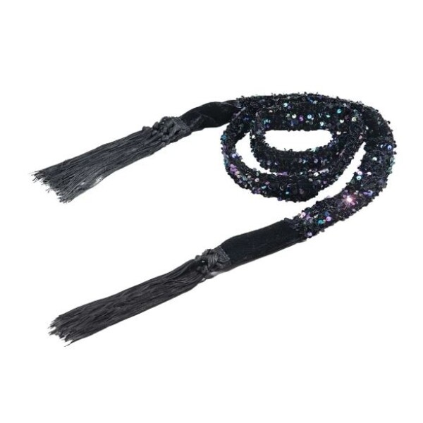Beate Heymann Sparkle Scarf Black Purple available from top UK stockist colmershill.pro